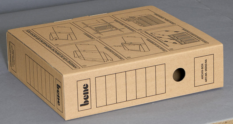 bene Archivboxen für Ordner 8,0 x 29,0 x 33,0 cm