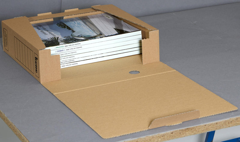 bene Archivboxen für Ordner 8,0 x 29,0 x 33,0 cm