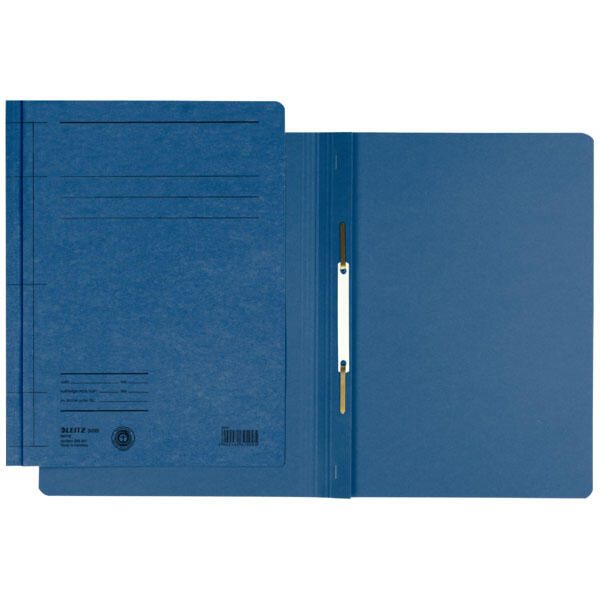LEITZ Schnellhefter DIN A4 Stabiler Manila-Karton blau