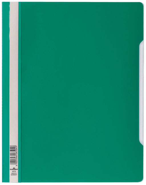 DURABLE Schnellhefter DIN A4 überbreit PVC-Hartfolie grün