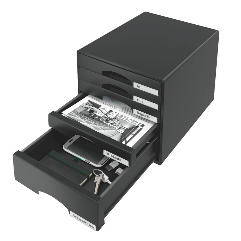 LEITZ Schubladenbox 52110095 DIN A4 28,7 x 36,3 x 27,0 cm
