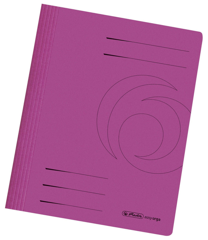 herlitz Schnellhefter DIN A4 Stabiler Manila-Karton pink