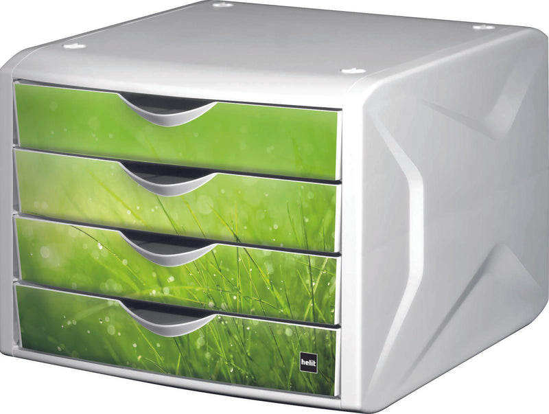 helit Schubladenbox H6129650 DIN A4 26,2 x 33,0 x 21,2 cm