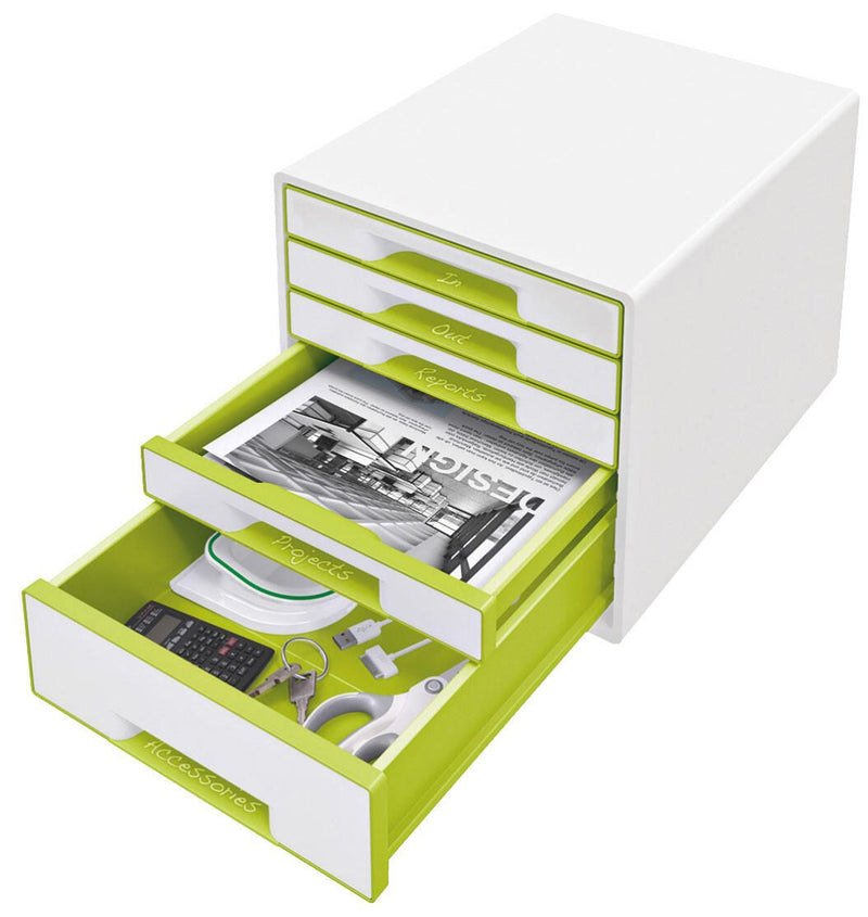 LEITZ Schubladenbox 5214-20-64 DIN A4 28,7 x 36,3 x 27,0 cm