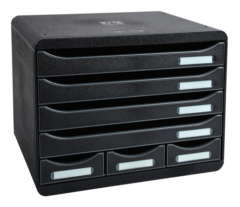 Exacompta Schubladenbox 307714D DIN A4+ quer 35,5 x 27,0 x 27,1 cm