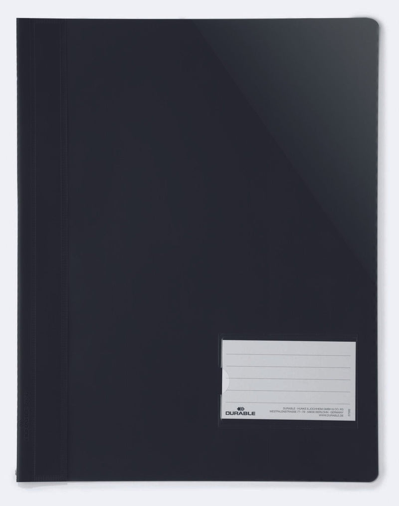DURABLE Schnellhefter DIN A4 überbreit PVC schwarz