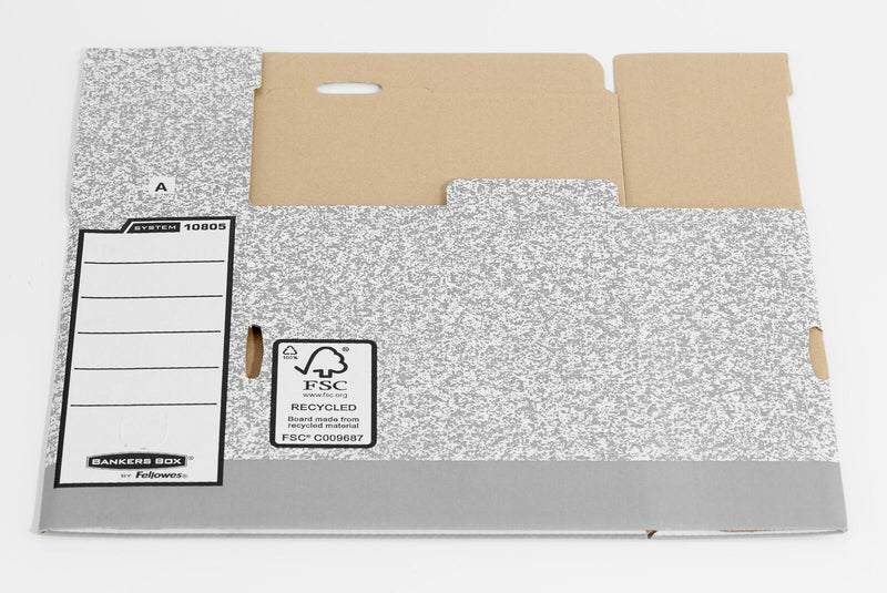 Bankers Box Archivboxen für Ordner 11,1 x 32,7 x 26,5 cm