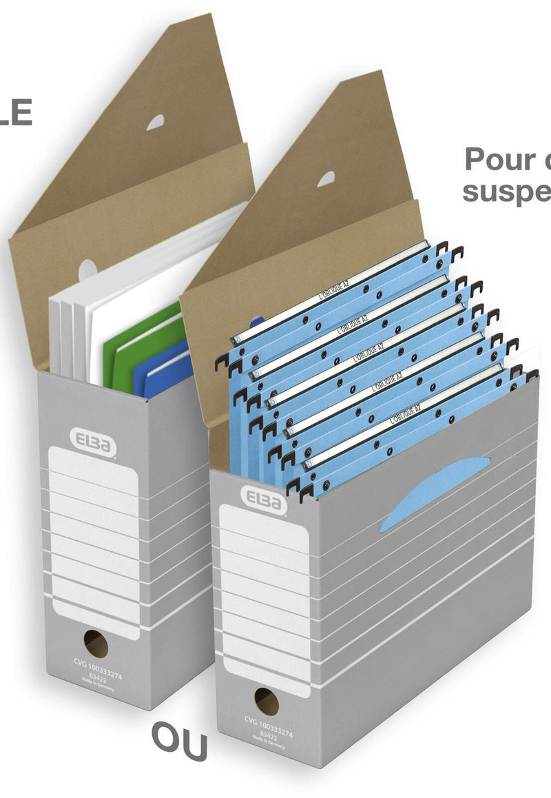 ELBA Archivboxen für lose Dokumente 11,0 x 34,0 x 27,0 cm