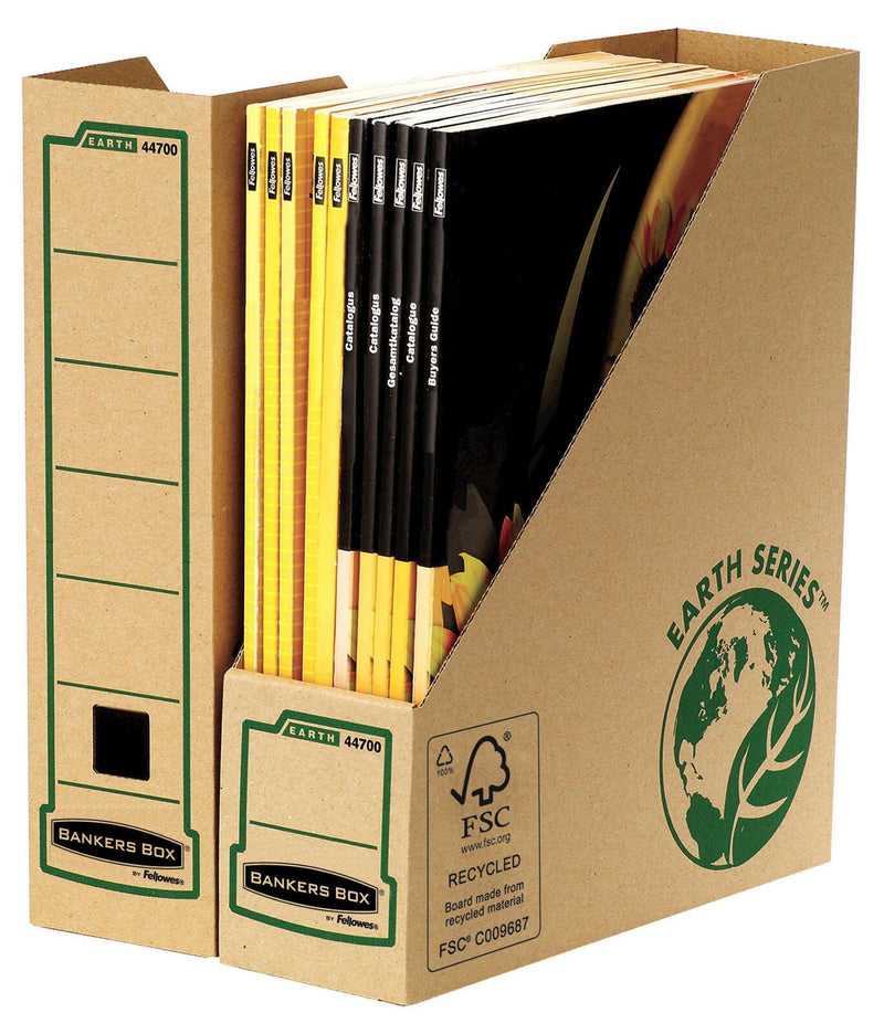 Bankers Box Archiv-Stehsammler Wellpappe braun , DIN A4