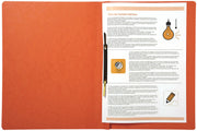 Exacompta Schnellhefter DIN A4 Colorspankarton orange