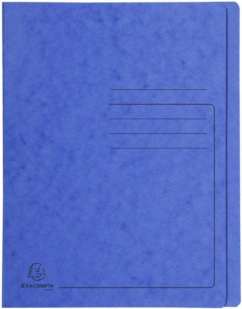 Exacompta Schnellhefter DIN A4 Colorspankarton blau
