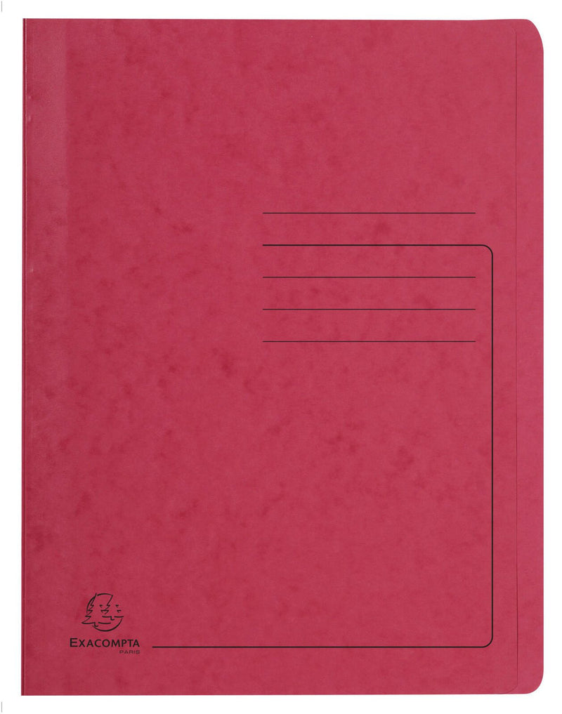 Exacompta Schnellhefter DIN A4 Colorspankarton rot