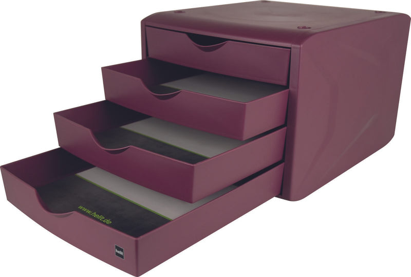 helit Schubladenbox H6429525 DIN A4 26,5 x 33,2 x 21,5 cm