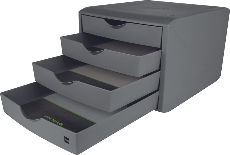 helit Schubladenbox H6429582 DIN A4 26,5 x 33,2 x 21,5 cm