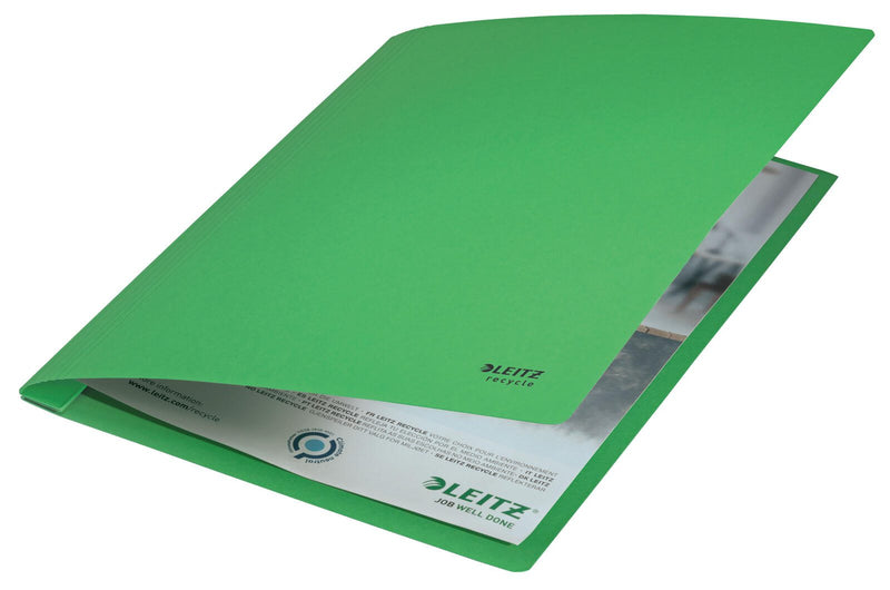 LEITZ Schnellhefter DIN A4 Recycling-Karton grün