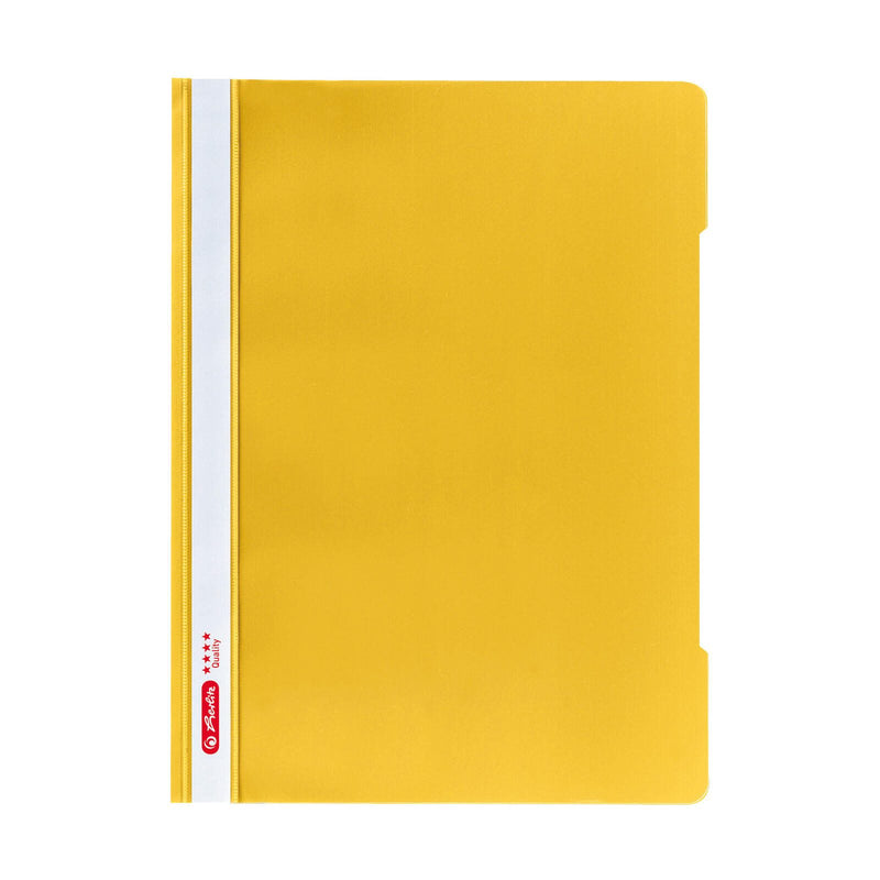 herlitz Schnellhefter DIN A4 Polypropylen (PP) gelb