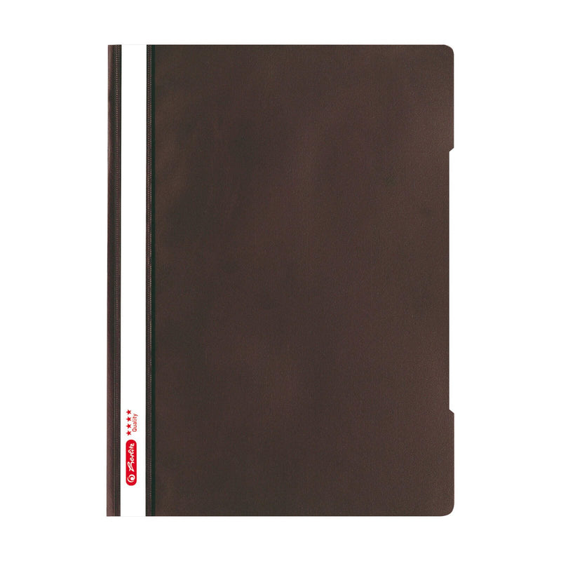 herlitz Schnellhefter DIN A4 Polypropylen (PP) braun