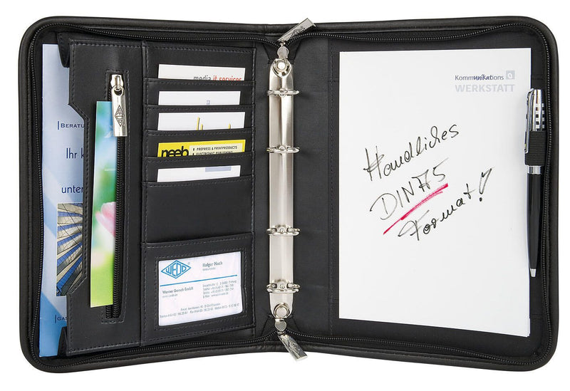 WEDO Ringbuchmappe ELEGANCE für A5 schwarz