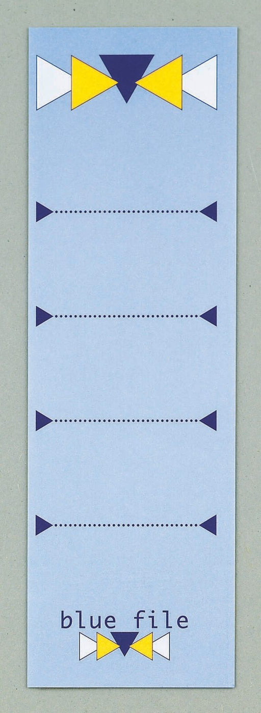 bluefile Ordneretiketten für 8 cm Rückenbreite 60,0 x 190,0 mm