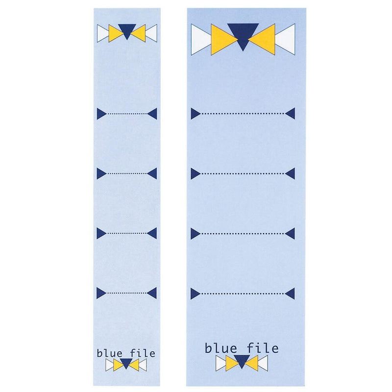 bluefile Ordneretiketten für 5 cm Rückenbreite 34,0 x 190,0 mm