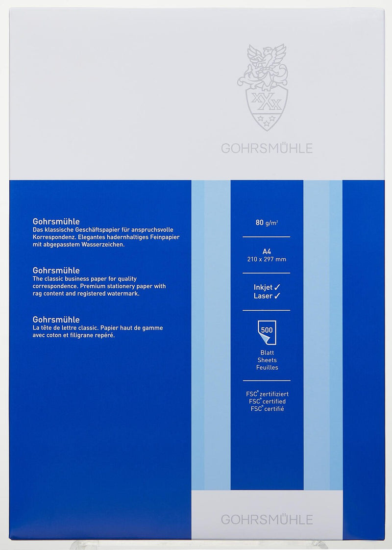 GOHRSMÜHLE Briefpapier mit Wasserzeichen DIN A4 80 g/m²