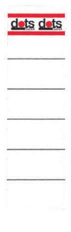 dots Ordneretiketten für 8 cm Rückenbreite 59,0 x 190,0 mm