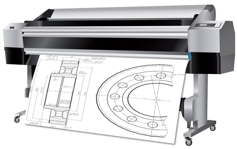 dots Plotterpapier CAD 90 g/m² 610mmx50m