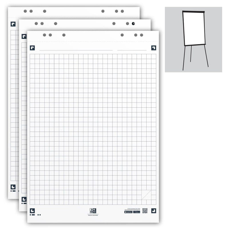 OXFORD Flipchart-Papier 90 g/m²