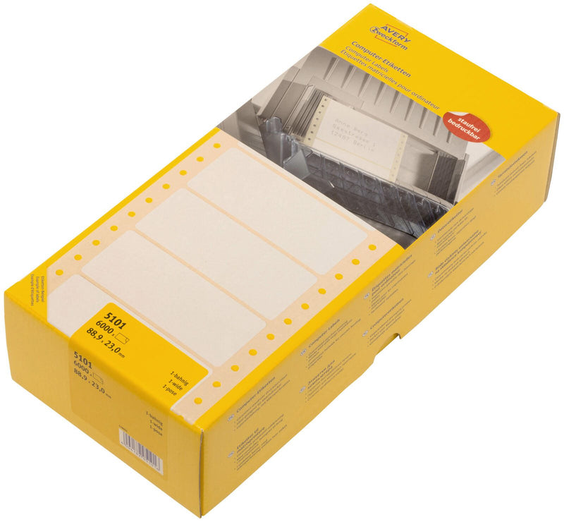 AVERY Zweckform Computer-Endlosetiketten 88,9 x 23,0 mm