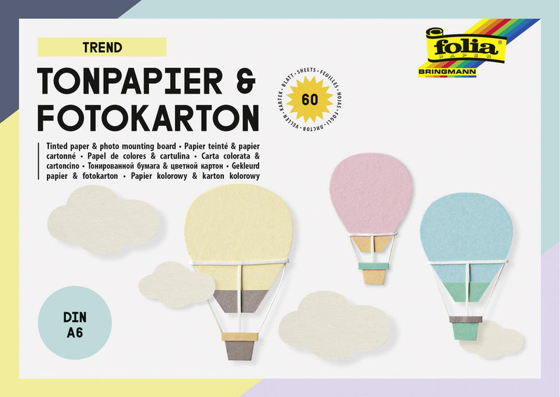 folia Tonpapier DIN A6
