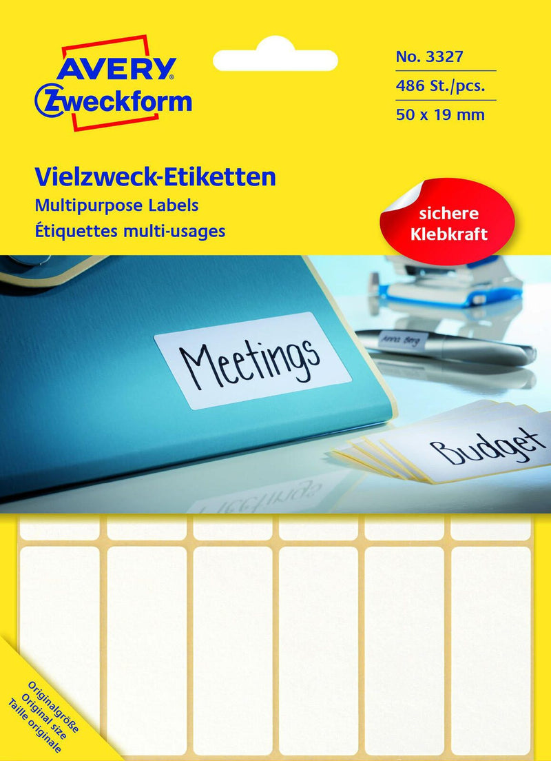 AVERY Zweckform Etiketten 50,0 x 19,0 mm