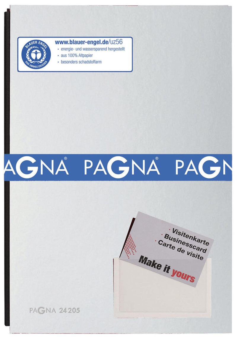 PAGNA Unterschriftenmappe für DIN A4 silber