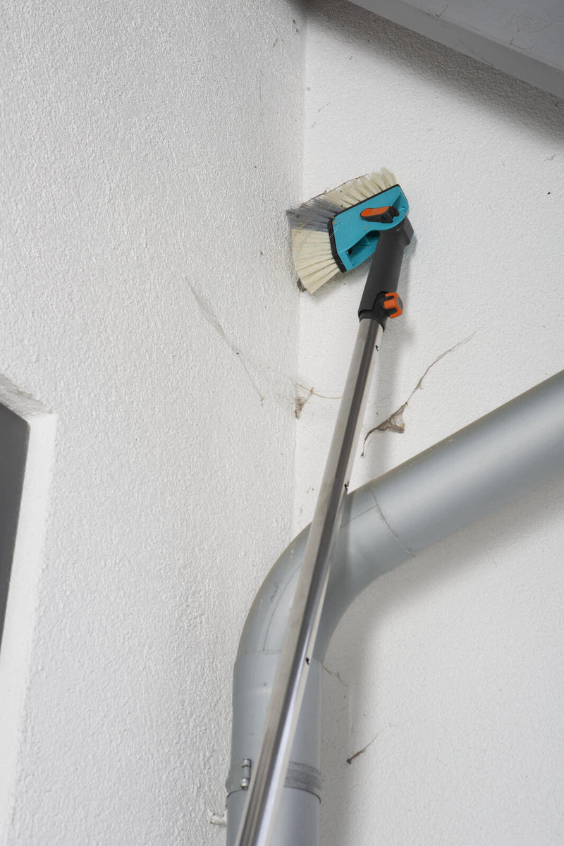 GARDENA Besenkopf hochwertige Besteckung türkis/schwarz