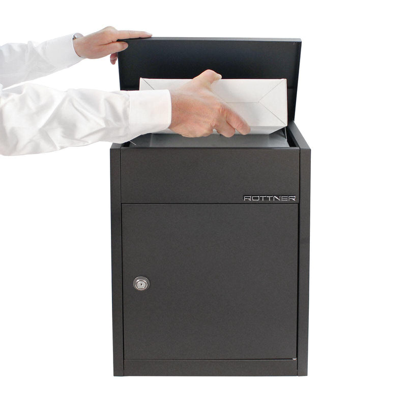ROTTNER Paketbriefkasten T05967 schwarz