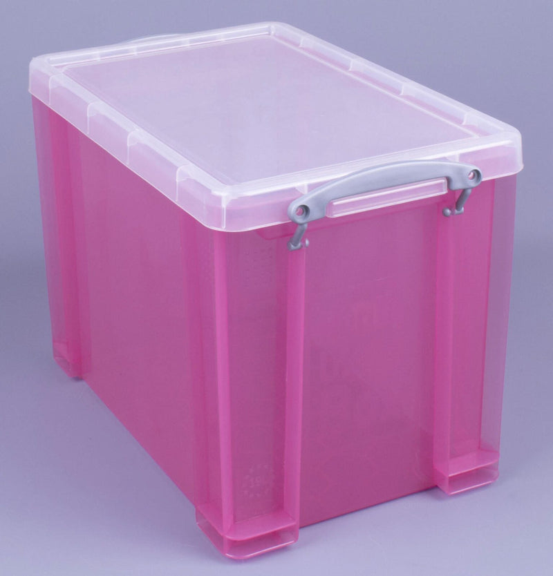 Really Useful Box Aufbewahrungsbox 19,0 l - 39,5 x 25,5 x 29,0 cm transparent, pink