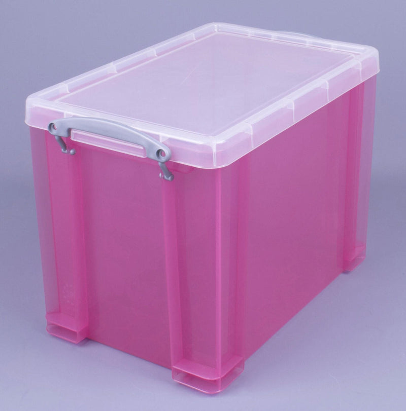 Really Useful Box Aufbewahrungsbox 19,0 l - 39,5 x 25,5 x 29,0 cm transparent, pink