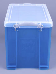 Really Useful Box Aufbewahrungsbox 19,0 l - 39,5 x 25,5 x 29,0 cm transparent, blau