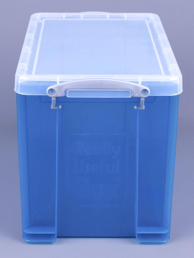 Really Useful Box Aufbewahrungsbox 19,0 l - 39,5 x 25,5 x 29,0 cm transparent, blau