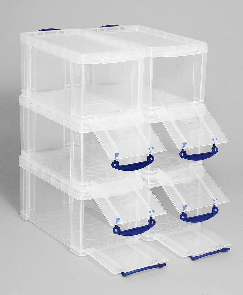 Really Useful Box Aufbewahrungsbox 8,0 l - 34,0 x 20,0 x 17,5 cm transparent