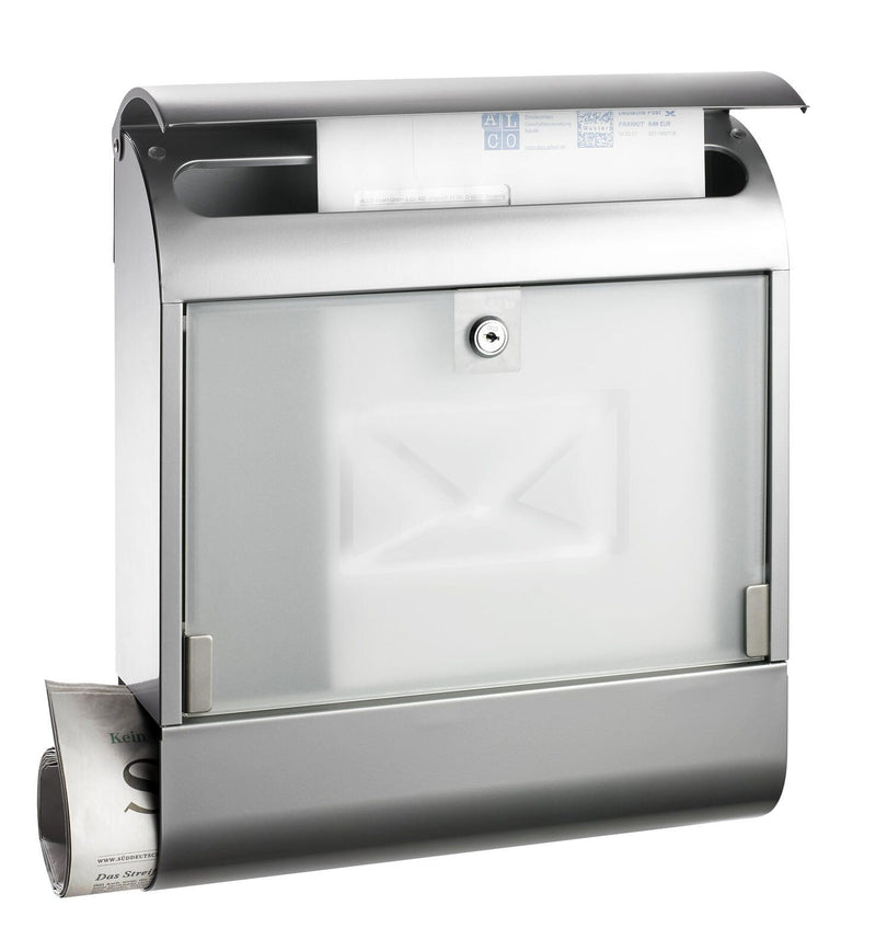 ALCO Briefkasten 8608 silber