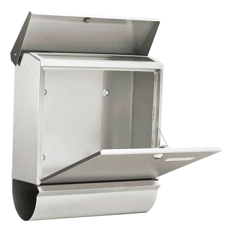 BURG WÄCHTER Briefkasten Comfort - Set 32680 silber