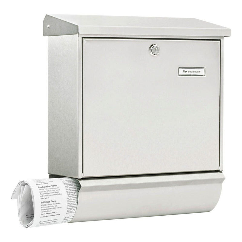 BURG WÄCHTER Briefkasten Comfort - Set 32680 silber