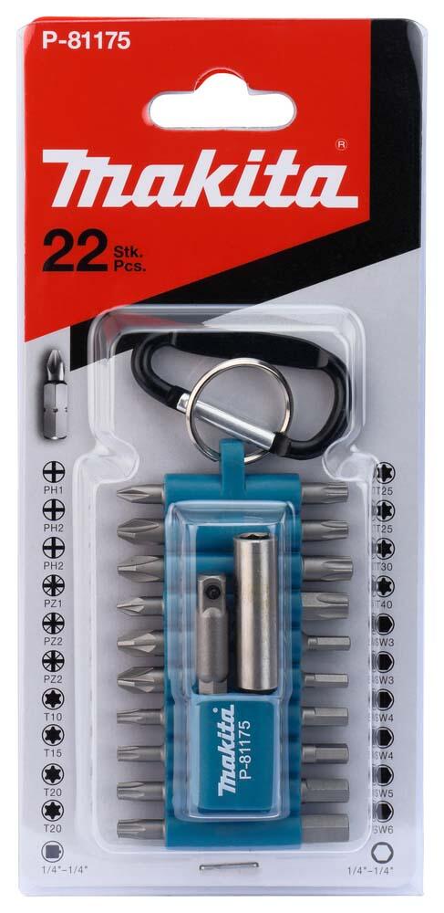 makita Bit-Set P-81175 22-teilig