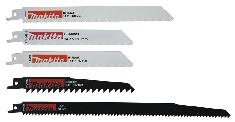 makita P-83945 Säbelsägeblätter-Set 5-teilig