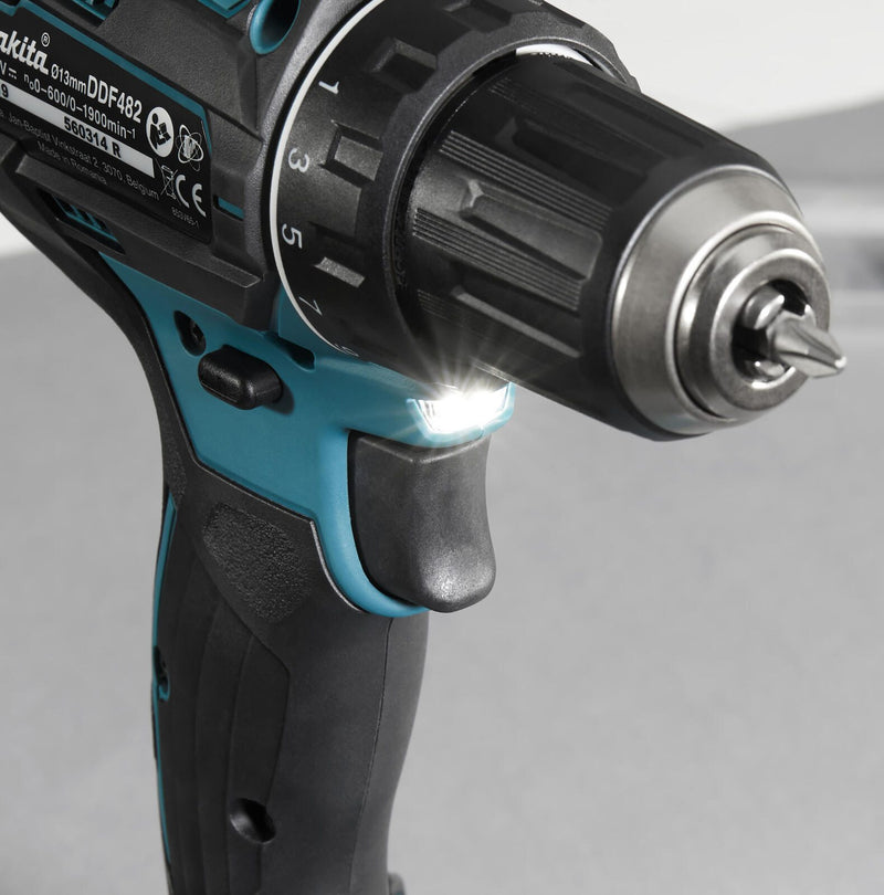 makita Akku-Bohrschrauber-Set DDF482RFJ