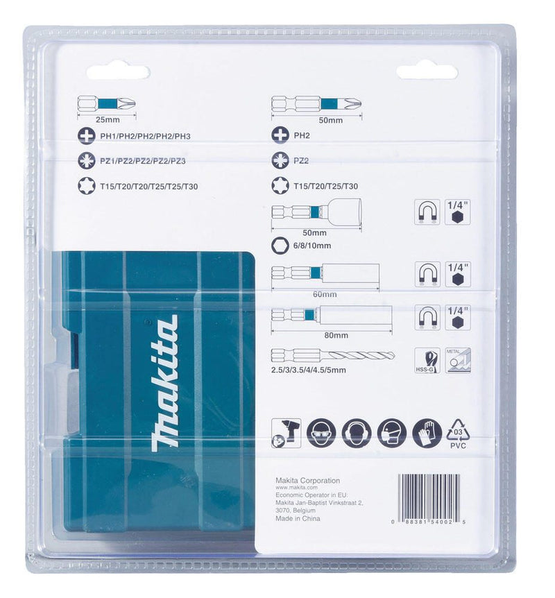 makita Bohrer- und Bit-Set B-66896 33-teilig