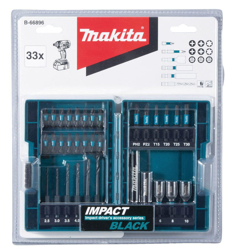 makita Bohrer- und Bit-Set B-66896 33-teilig