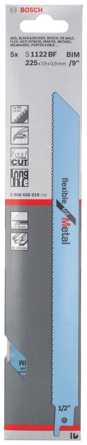 BOSCH S 1122 BF Säbelsägeblätter 5 St.