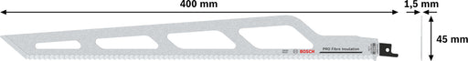 BOSCH S 2013 AWP Precision for FibreInsulation Säbelsägeblatt 1 St.