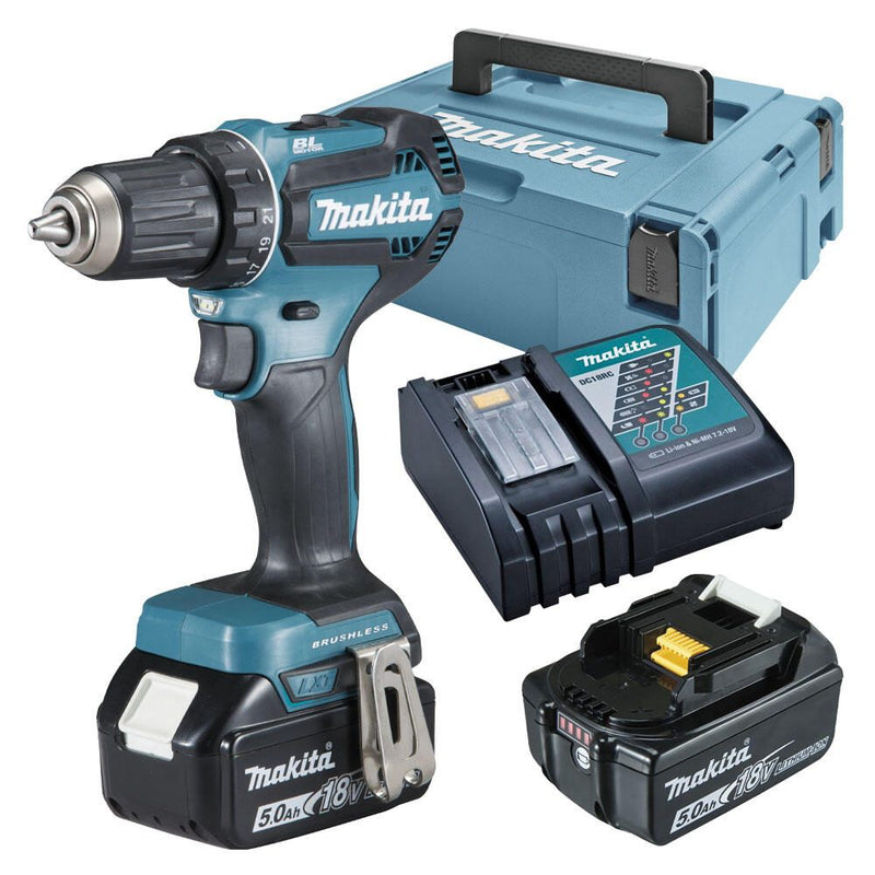 makita Akku-Bohrschrauber-Set DDF485RTJ
